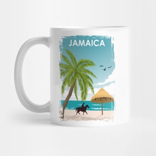 Jamaica Travel Poster Mug